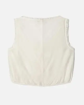 Nouveau ! RE/DONE Blouse Allegra Vintage White — photo 4