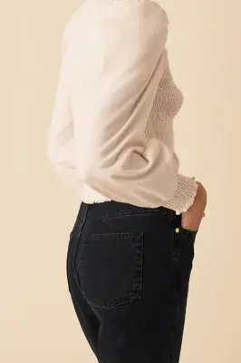 top genda ecru — photo 4