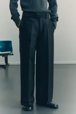Pantalon chic Loose Fit - Noir — photo 2