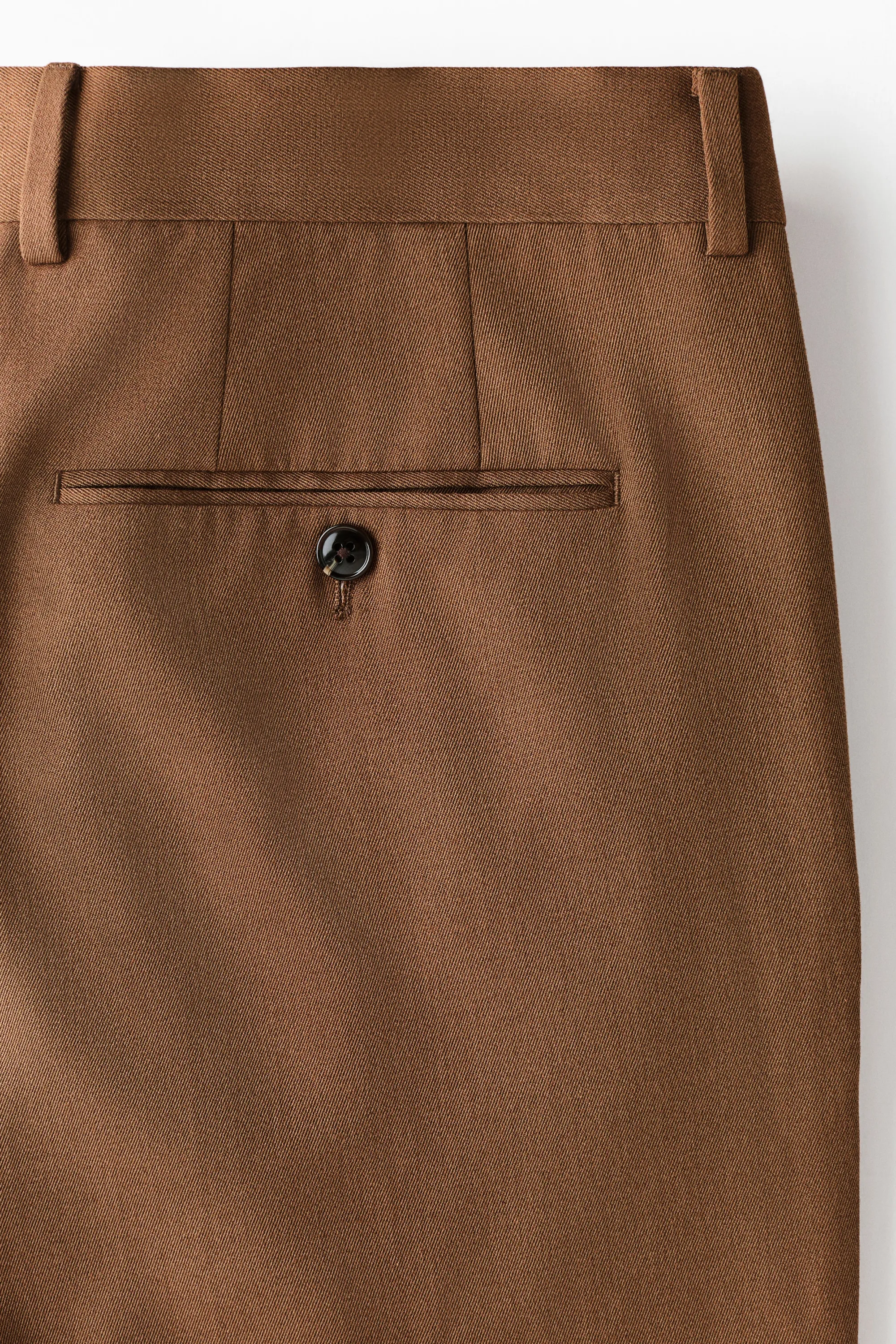 Pantalon de costume Loose Fit - Marron