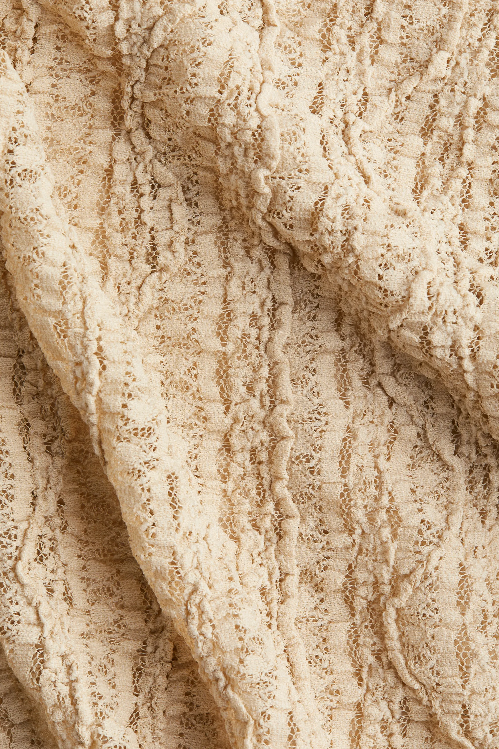 Top en dentelle - Beige