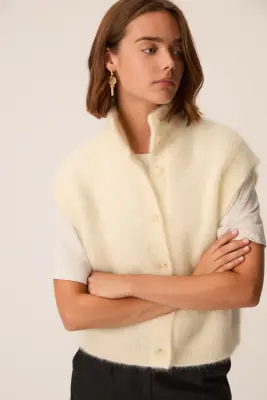 Gilet Alibou Creme — photo 5