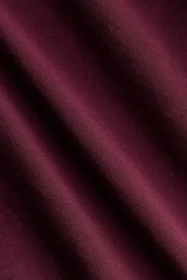 Robe sans manches avec détail croisé - Rouge prune foncé — photo 4