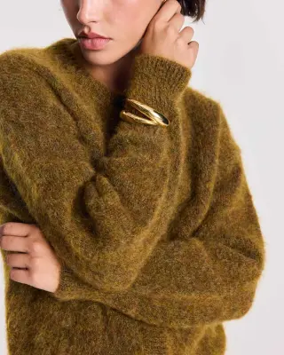 Cardigan Douceur ocre — photo 4