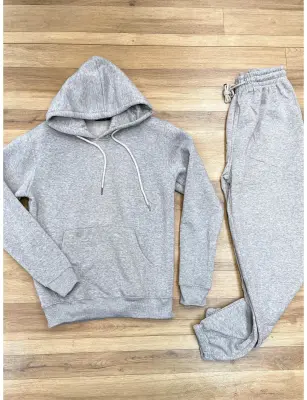 Ensemble Moletons unis gris — photo 2