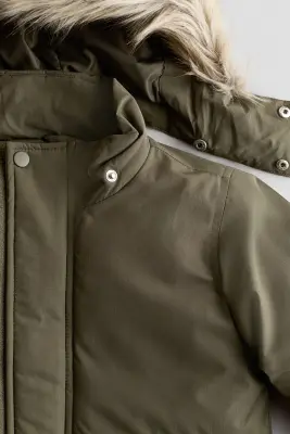 Parka déperlante matelassée - Vert kaki — photo 1