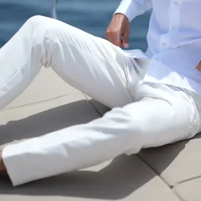 Pantalon megève blanc — photo 1