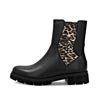 Bottines Remonte D2S70-03 Noires - Lacets Grande Pointure Femme — photo 2
