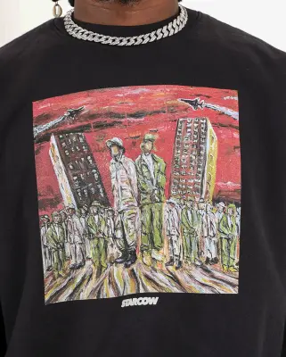 Starcow CNN X Squatdeadface crewneck Black — photo 4
