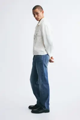 Straight Regular Jeans - Bleu denim foncé — photo 4