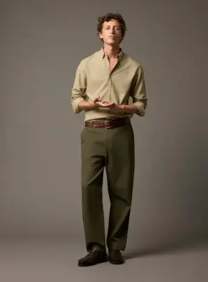 Chemise Mercer Mixed Beige — photo 2