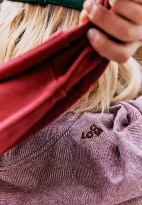 La robe t-shirt - Rayures framboise — photo 4