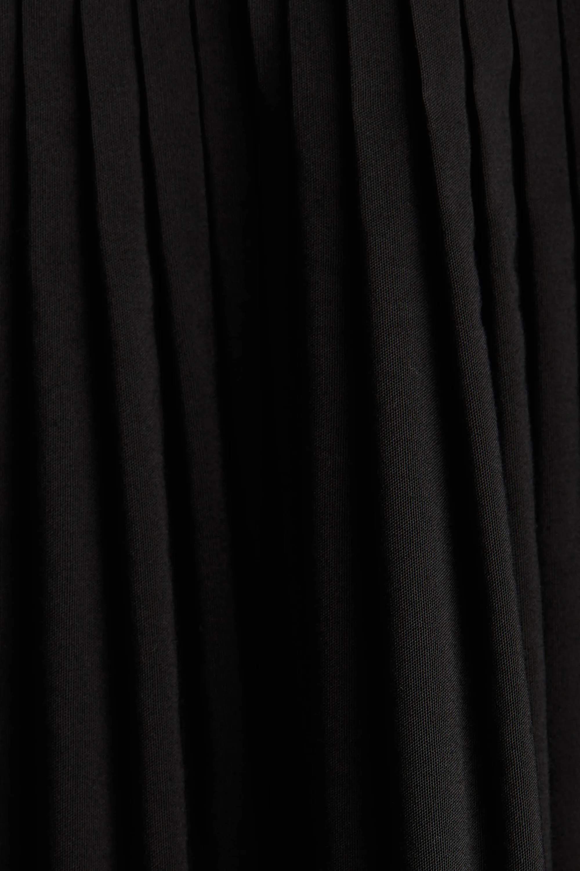 Top bandeau plissé - Noir