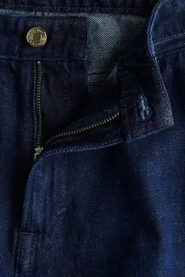 Straight High Jeans - Bleu denim foncé — photo 1