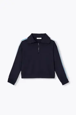 Sweat-shirt à bandes Femme