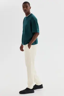 Pantalon jogger Regular Fit - Crème — photo 4