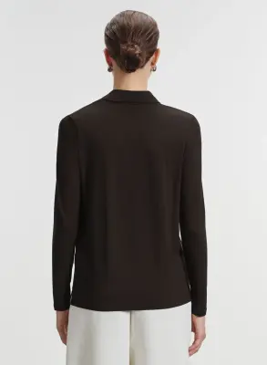 Polo en viscose et élasthanne — photo 2