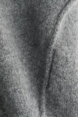 Gilet en laine mélangée - Gris clair chiné — photo 4