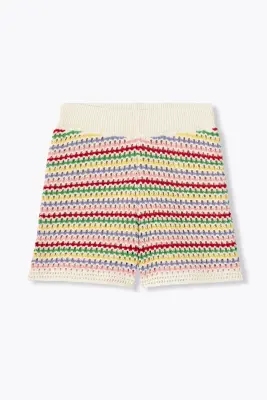 Short en crochet rayé — photo 1