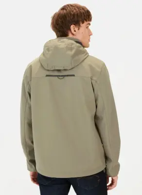CAMEL ACTIVE BLOUSON SOFTCHELL GRANDE LONGUEUR Kaki — photo 4