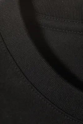 T-SHIRT CLASSIQUE CARRÉ - Noir — photo 3