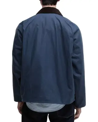 OS Transport Wax Jacket Washed Cobalt — photo 3