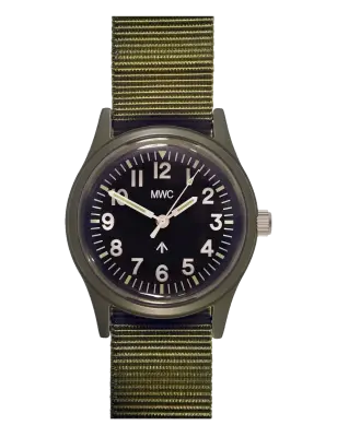 MWC MATT OLIVE DRAB 1960's PATTERN EUROPEAN MILITARY WATCH — photo 1