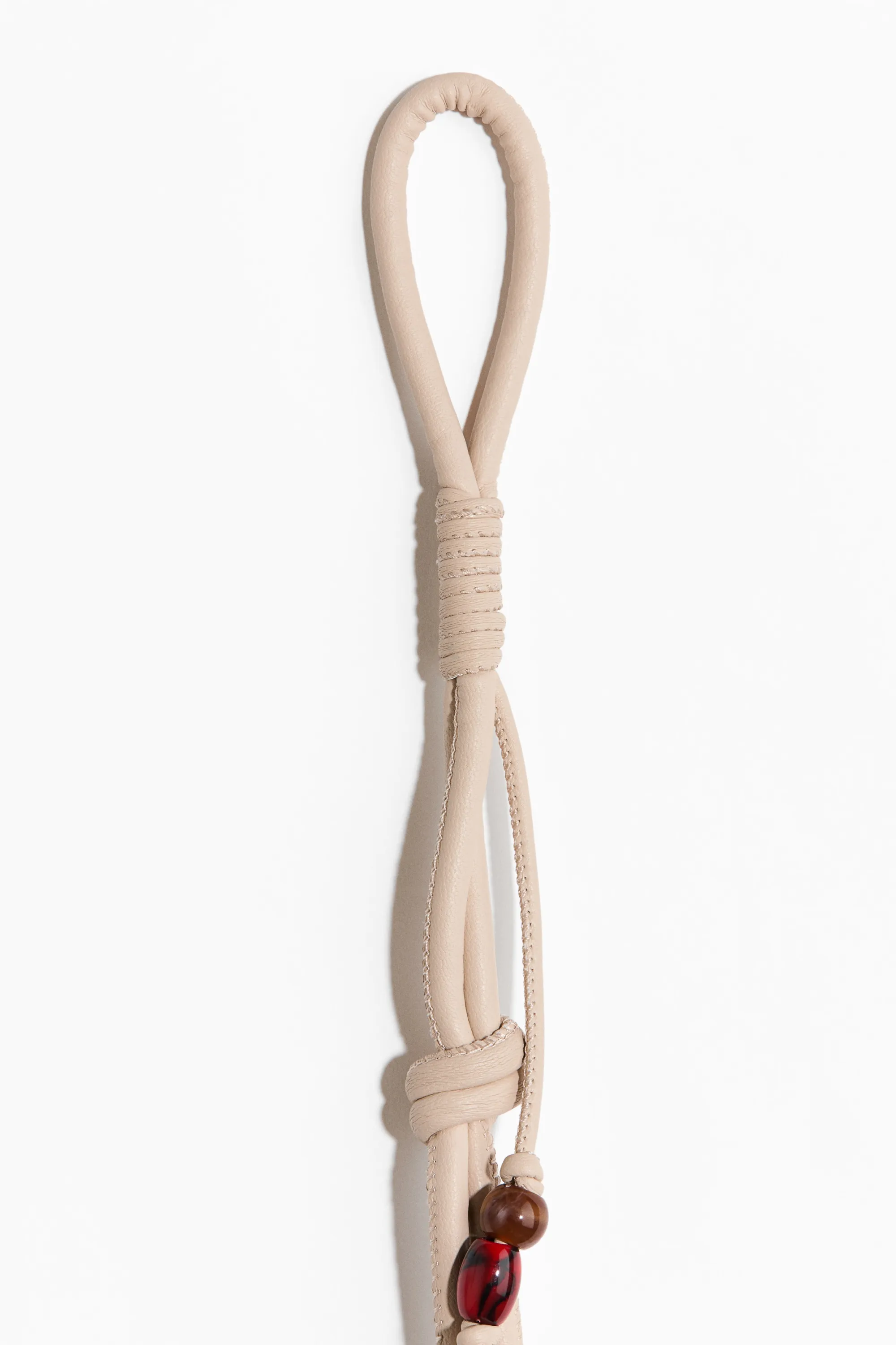Ceinture cordon ornementée - Beige clair