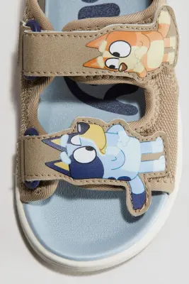 Sandales avec motifs - Beige/Bluey — photo 2