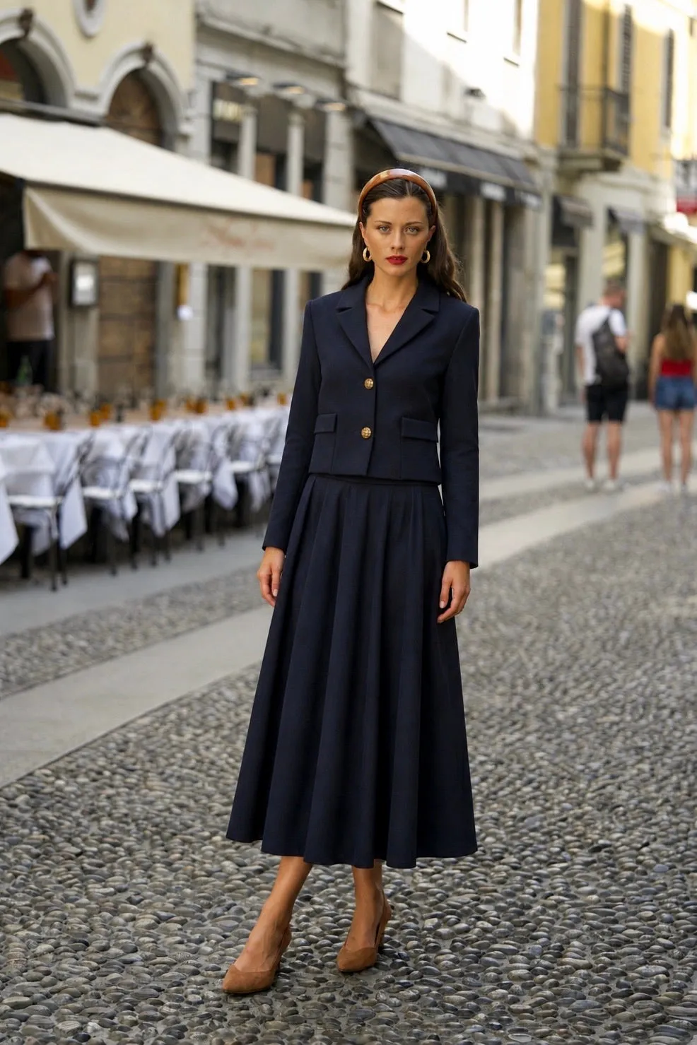 Madeline Skirt - Navy