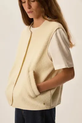 Veste maille Zlata Creme — photo 2