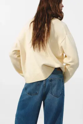 Barrel Regular Waist Ankle Jeans - Bleu denim — photo 2