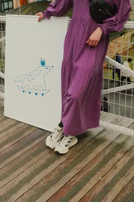 robe sokina violette — photo 2