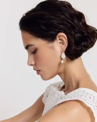 Boucles d'oreille Olivia poisson doré — photo 5
