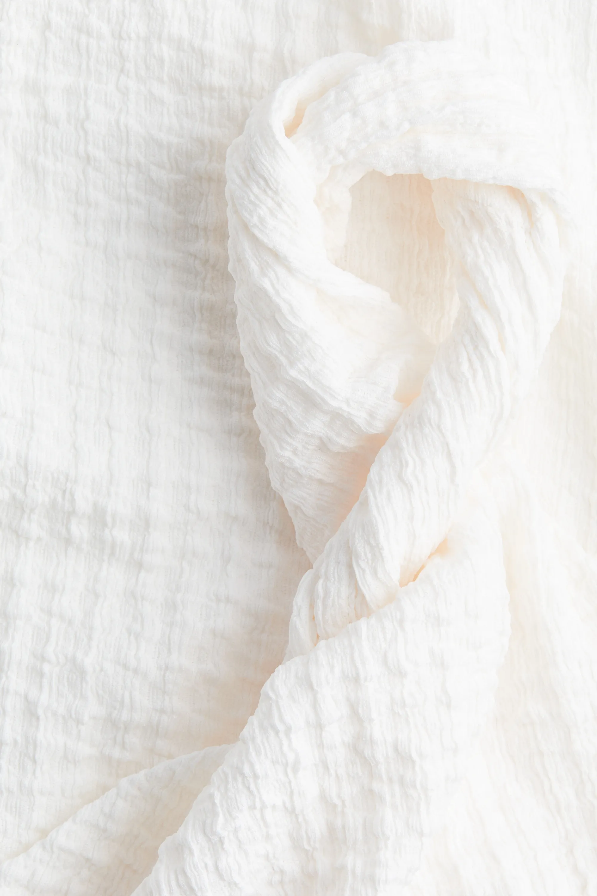 Robe asymétrique moulante - Blanc
