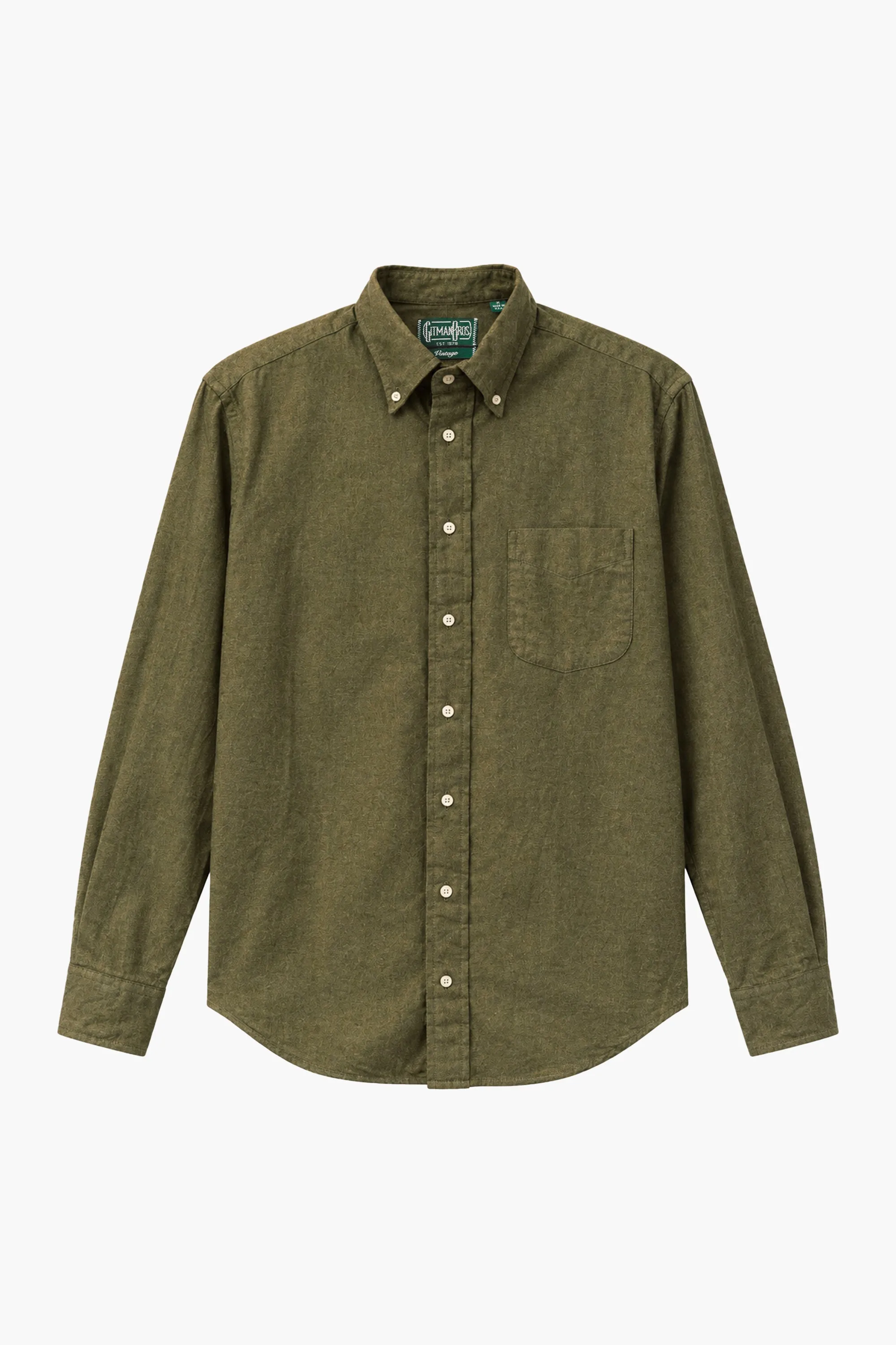 Chemise en flanelle - Olive