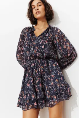 Robe courte imprimée Femme — photo 2