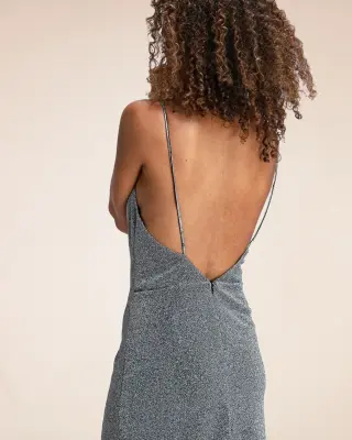 Robe longue Diaz silver – Karma Koma — photo 5