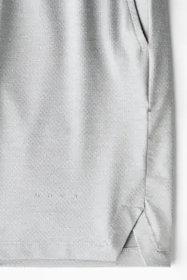Short de sport DryMove™ - Gris clair chiné — photo 4
