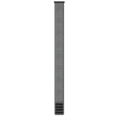 Bracelet de montre UltraFit Garmin en nylon 26mm Gris 010-13306-21