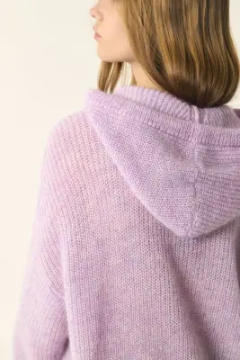 Pull Bulotte Petale Chine — photo 5