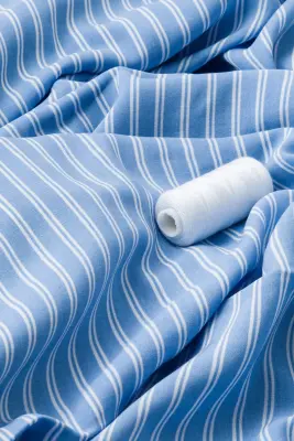 Coupon 3m en viscose rayée — photo 3