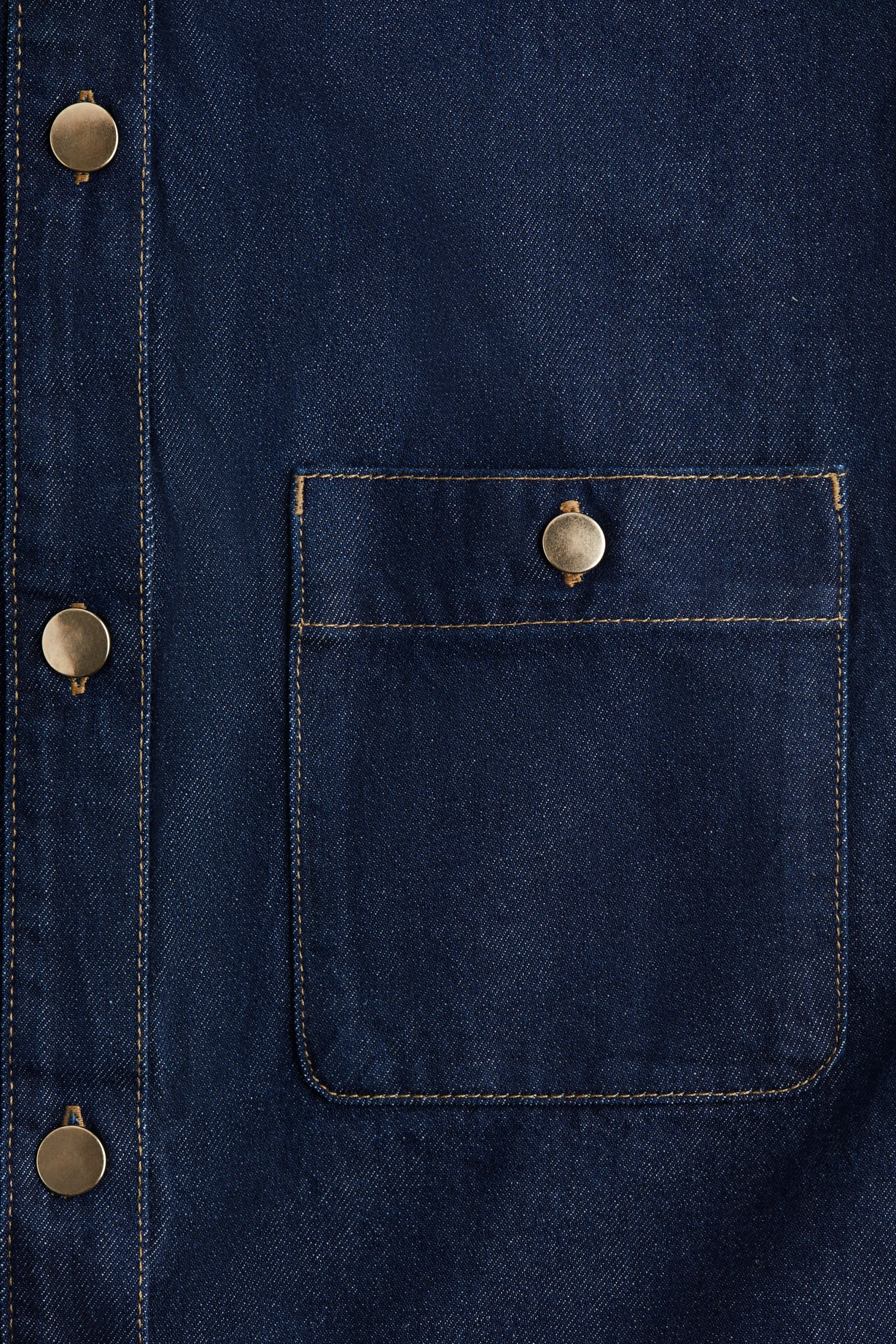 Robe sans manches en denim - Bleu denim foncé