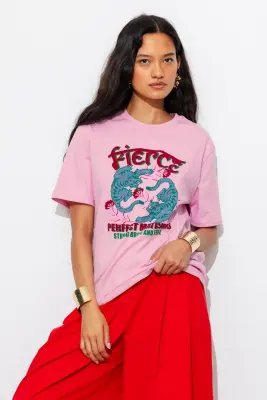 T-shirt motif tigre Femme — photo 2