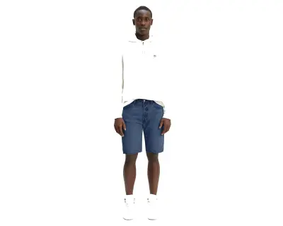 LEVIS 501 HEMMED SHORT Z1350 Bleu — photo 5