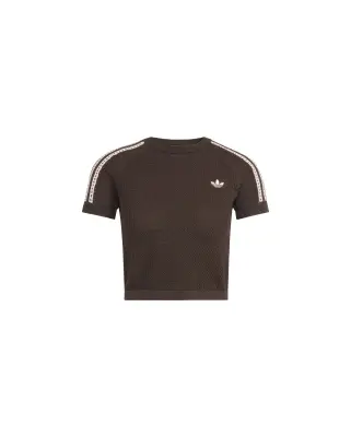 Knitted Crochet Cali Tee Brown — photo 1