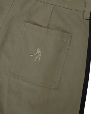Herringbone Leagues Club Stripe Short Olive — photo 4