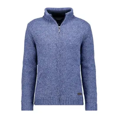 RAGMAN VESTE GRANDE LONGUEUR  FULL ZIP LAINE doublée POLAIRE Bleu — photo 1