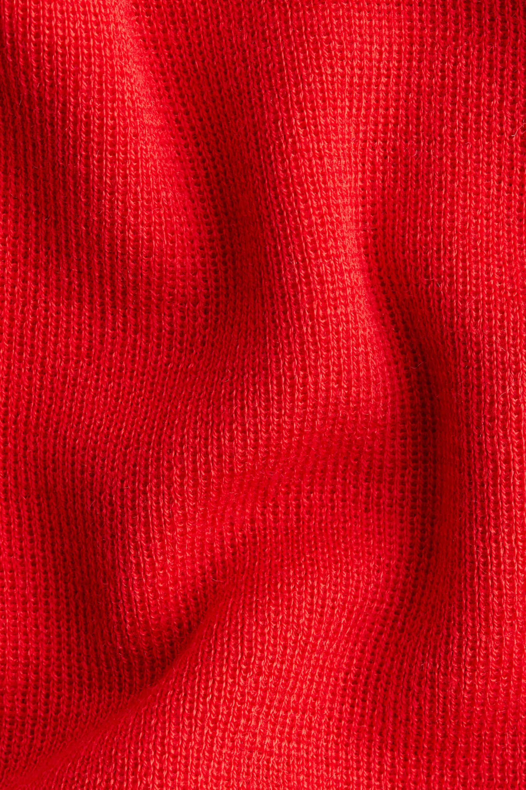 Pull épaules nues - Rouge vif