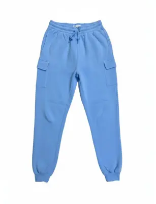 bas jogging basique bleu ciel